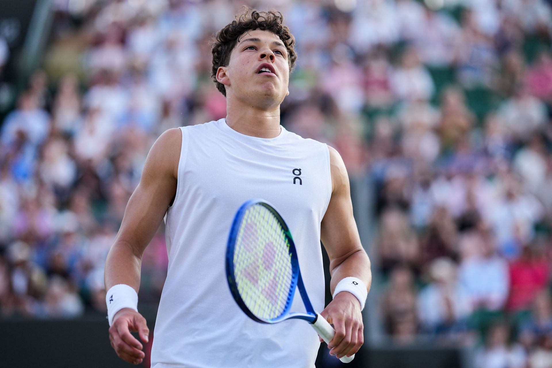 Ben Shelton at the 2025 Wimbledon Championships. Image: Getty